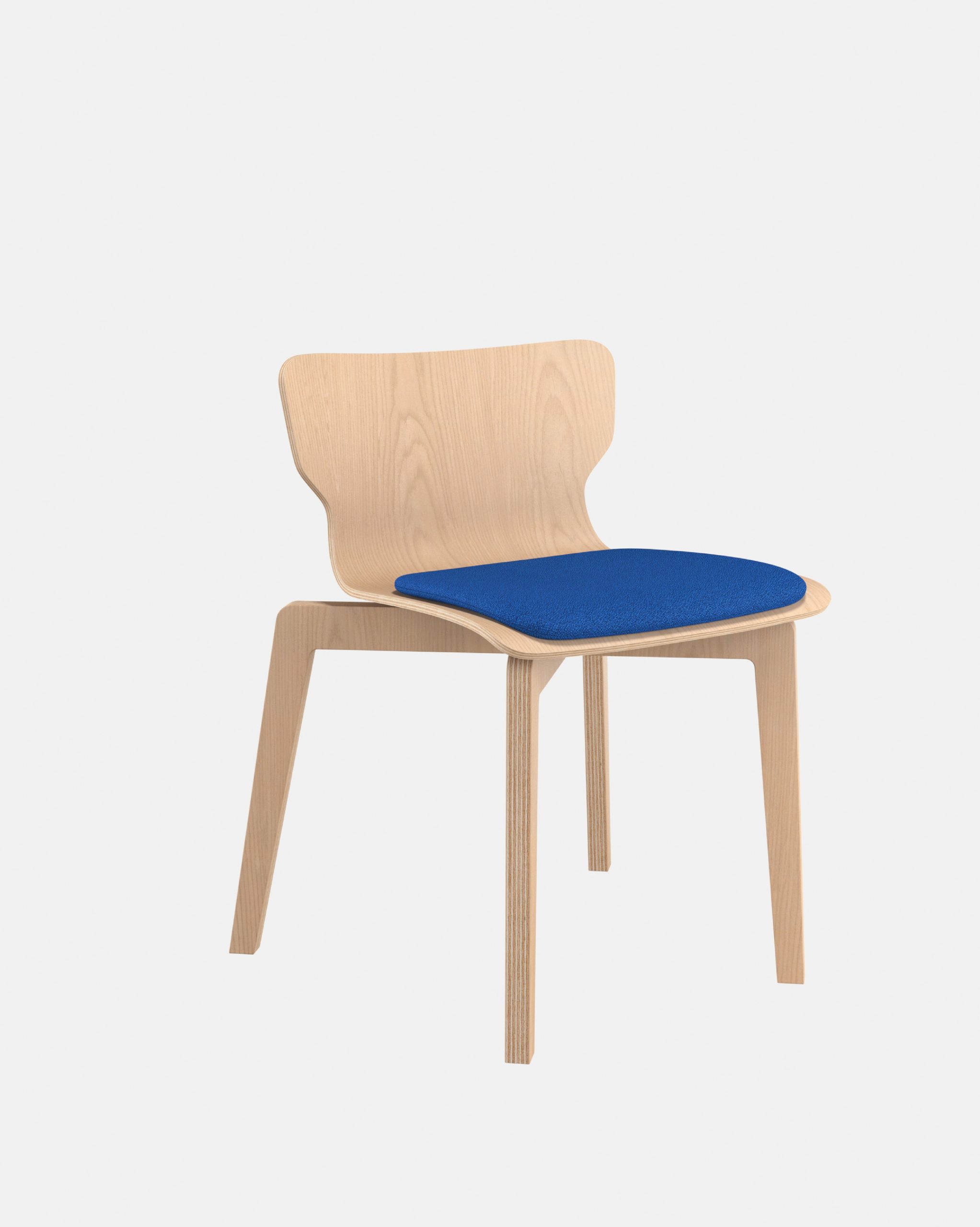 Chaise empilable, chaise en bois français naturel, éco conception