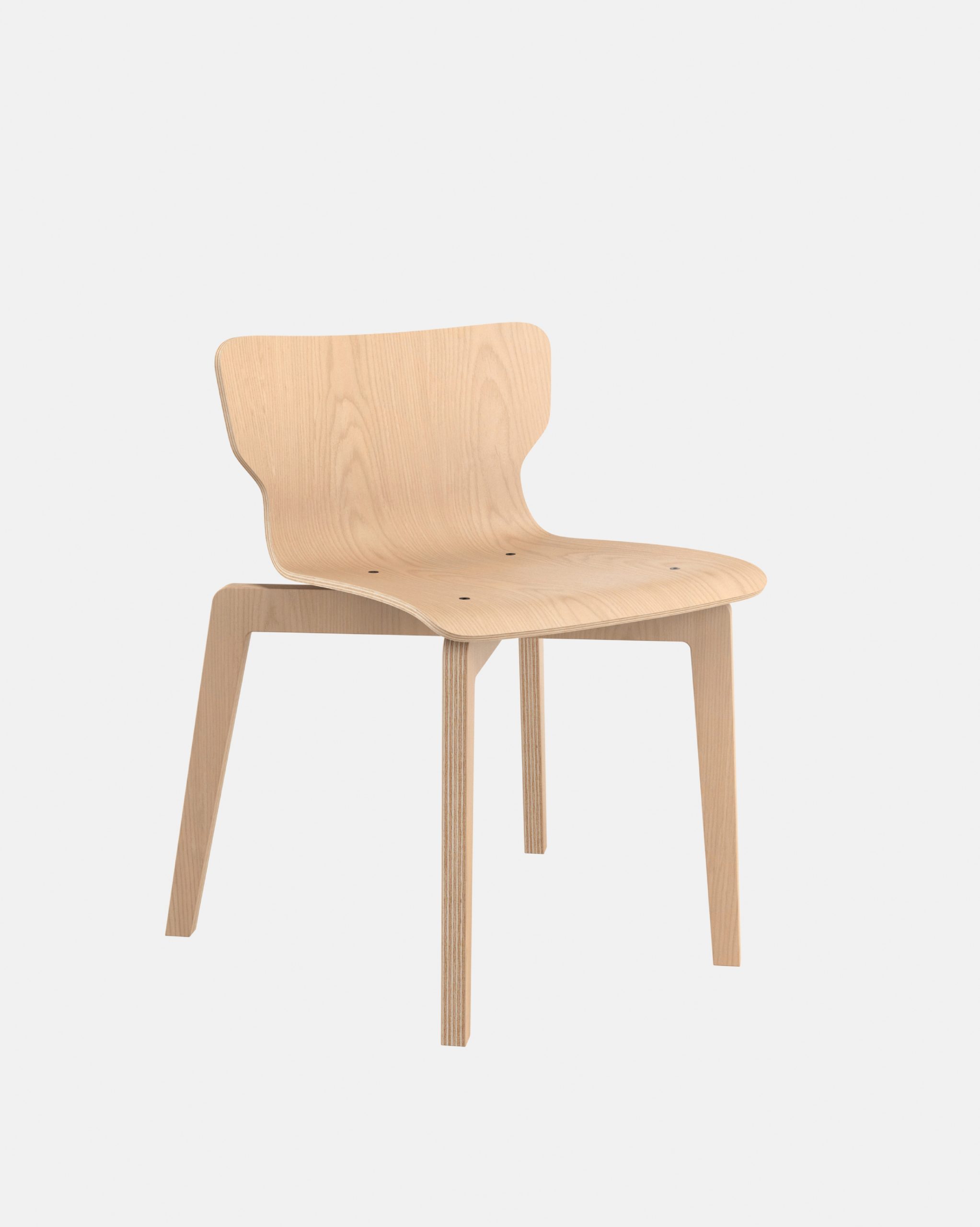 Chaise empilable - chaise bois français naturel - chaise éco conception
