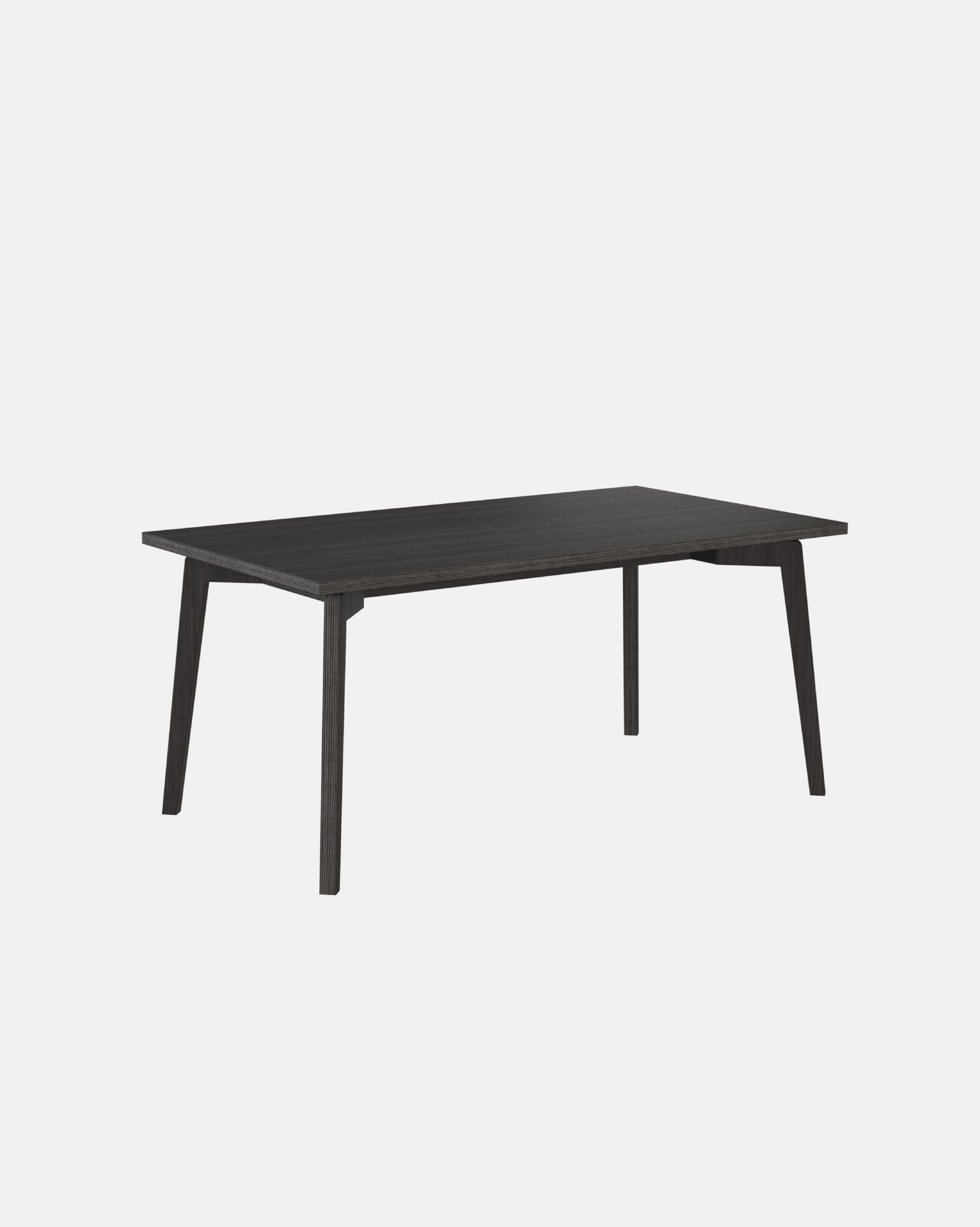 Table en bois français noir table à manger table de réunion