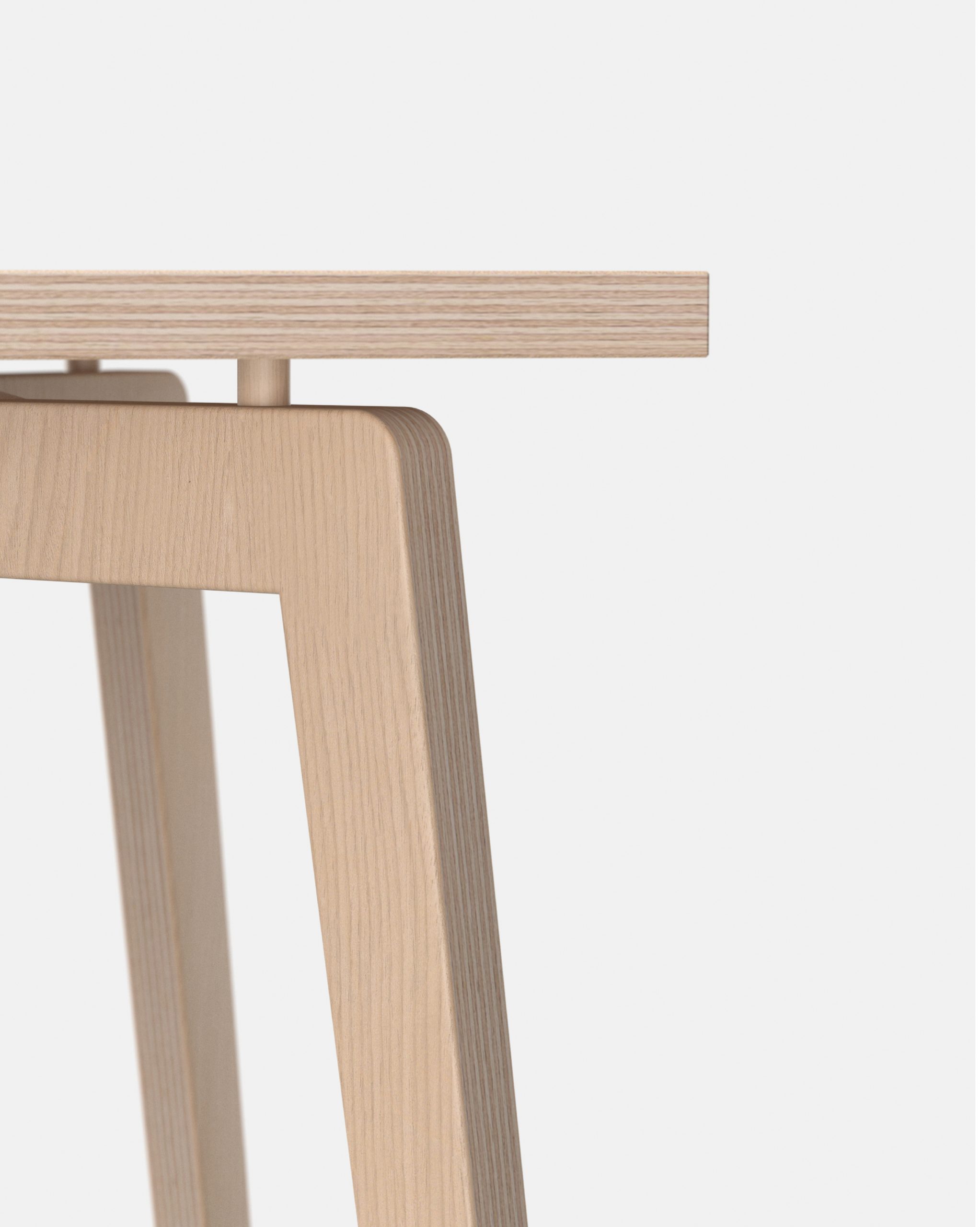 Détail table et bureau en bois français
