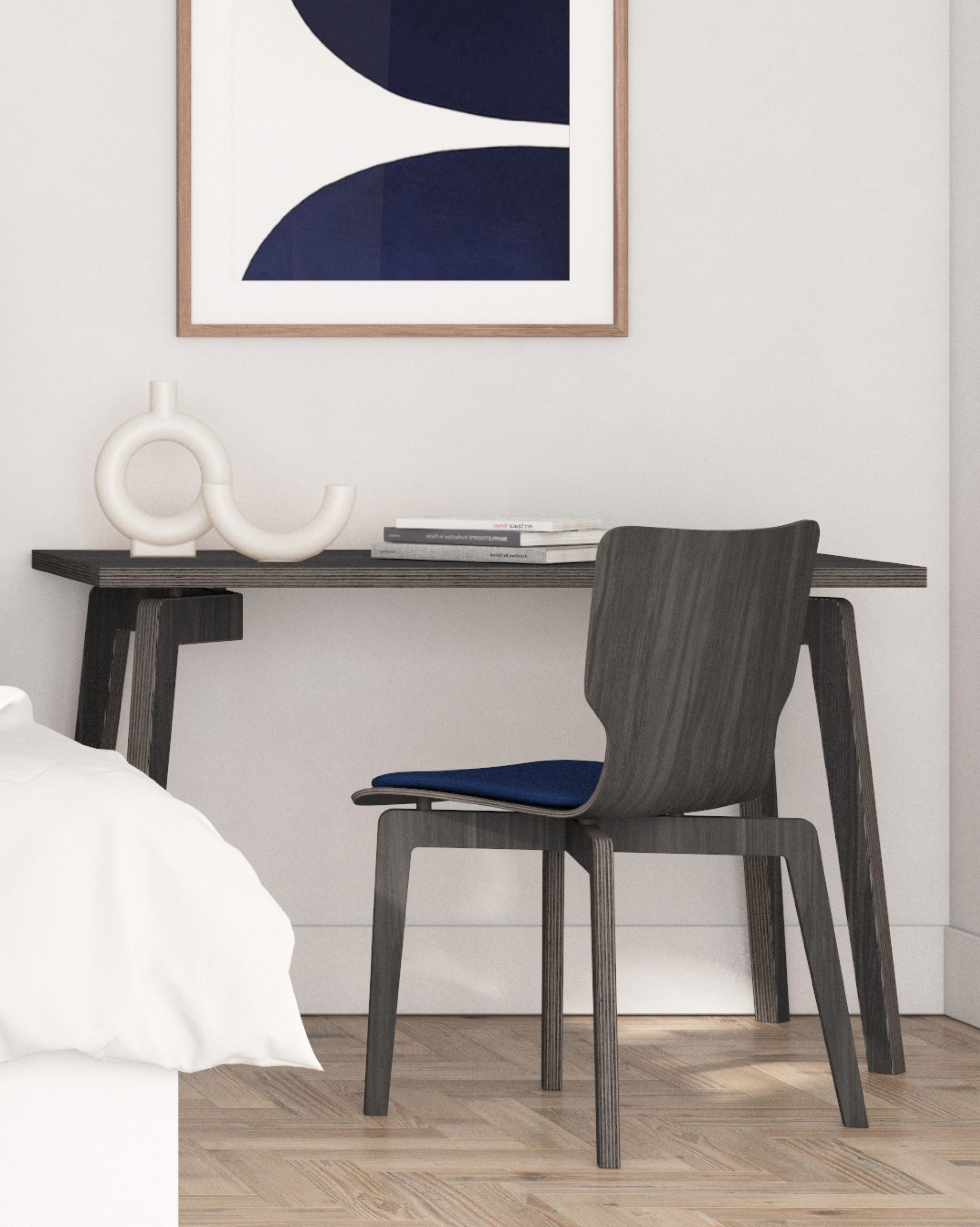 Mobilier éco conçu en bois français pour chambre d'hôtel, mobilier français