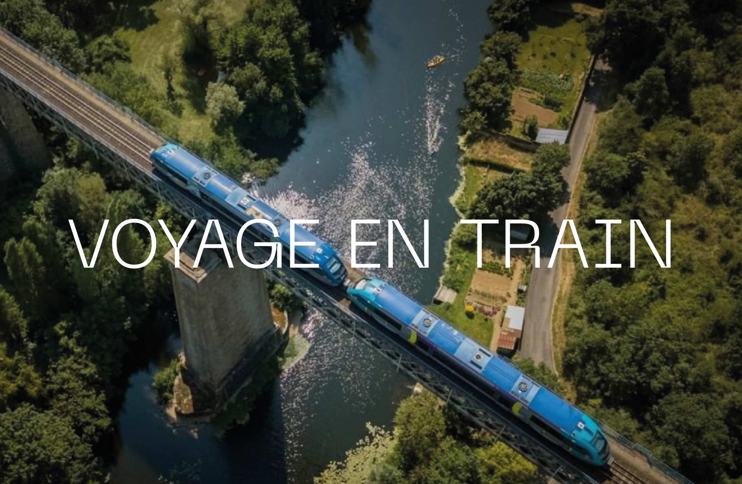 Train - TER - SNCF - Vue du ciel